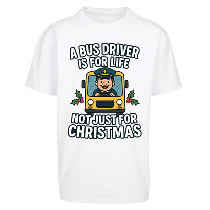 Bus Driver Christmas Oversized T Shirts