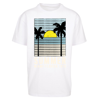 Summer Miami Florida 1970 Oversized T Shirts