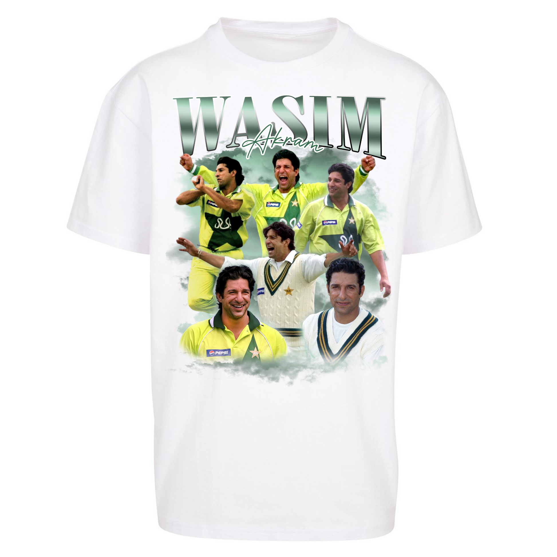 Wasim Akram Oversized T Shirts
