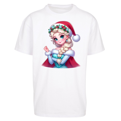 Elsa Frozen Santa Oversized T Shirts