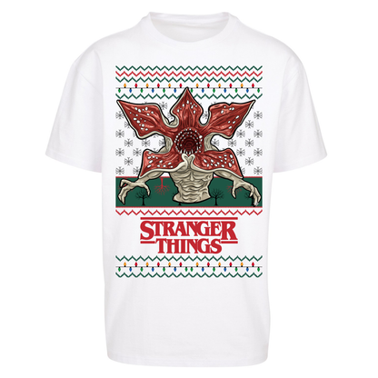 Demogorgon Christmas Oversized T Shirts
