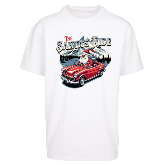 The Santas Ride Christmas Oversized T Shirts