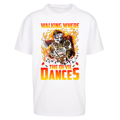 Walking Where The Devil Dances Oversized T Shirts