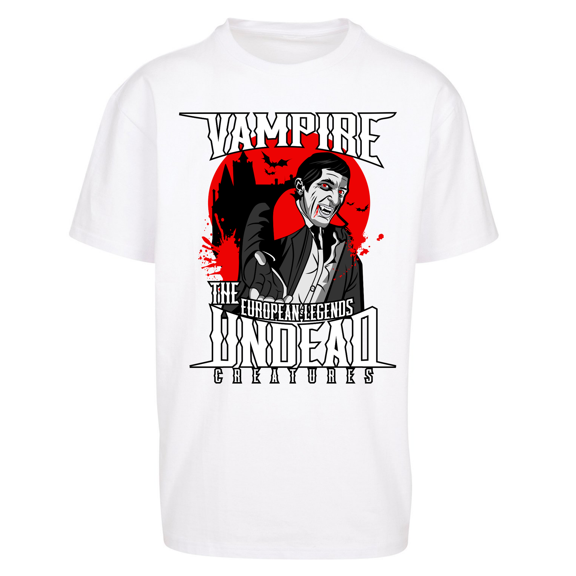 Vampire Undead Oversized T Shirts