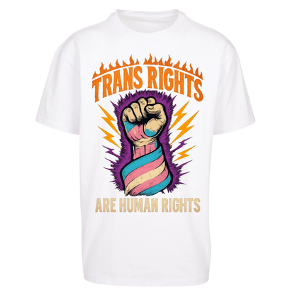 Trans Rights Are Human Rights Oversized T Shirts