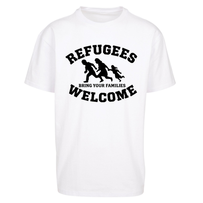 Welcome Refugees Oversized T Shirts