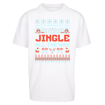 Jingle All The Way Christmas Oversized T Shirts