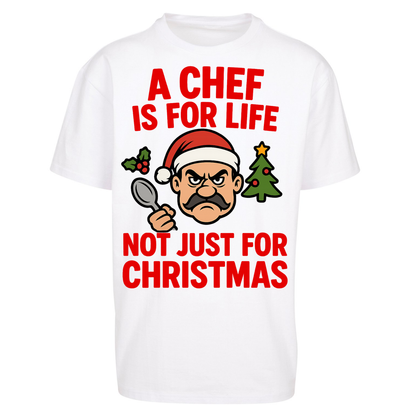 Chef Christmas Oversized T Shirts