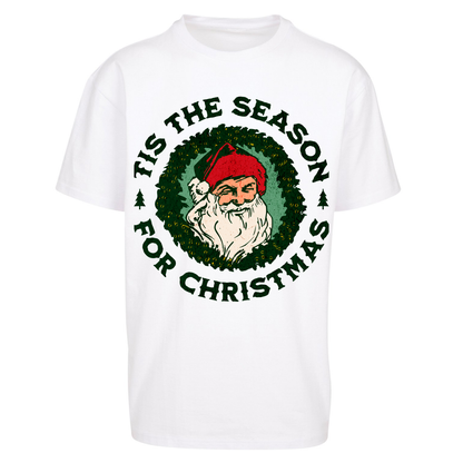 Tis The Season Santa Claus Christmas Oversized T Shirts