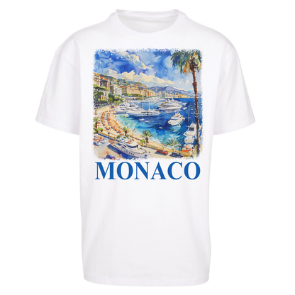 Monaco Painting Oversized T Shirts