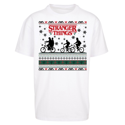 Stranger Things Christmas Oversized T Shirts
