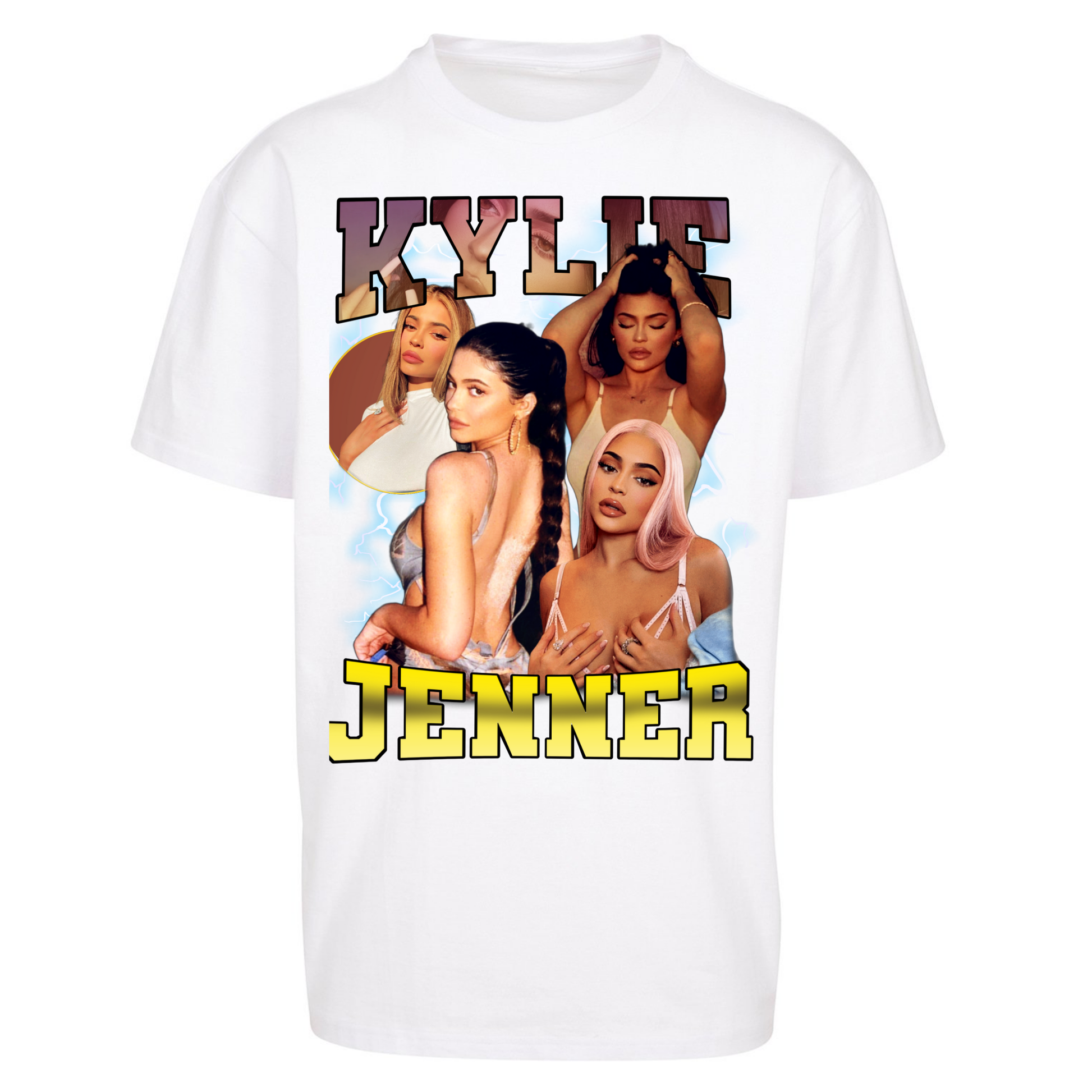 Kylie Jenner Pink Lips Oversized T Shirts