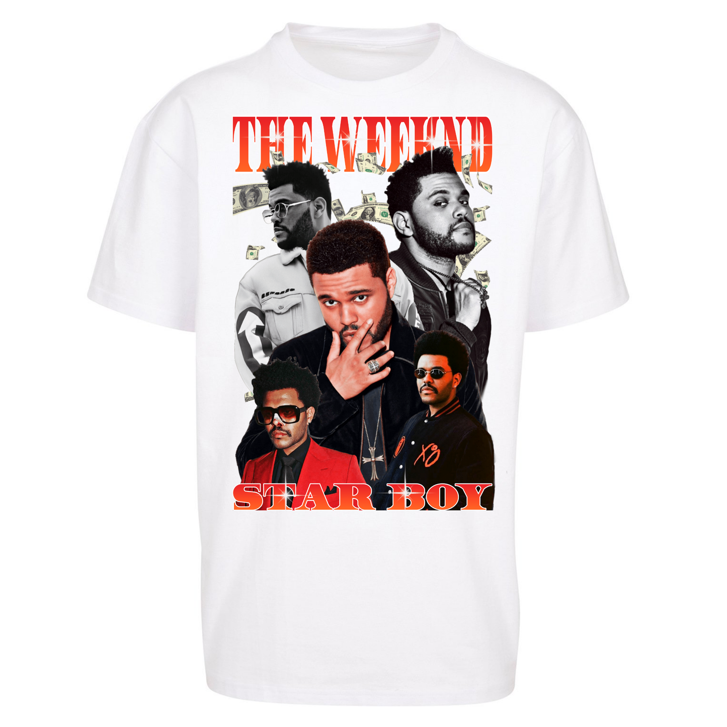 The Weekend Star Boy Oversized T Shirts