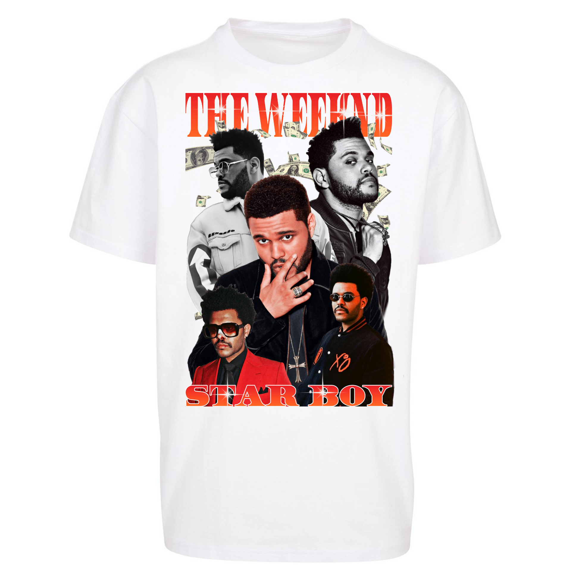 The Weekend Star Boy Oversized T Shirts