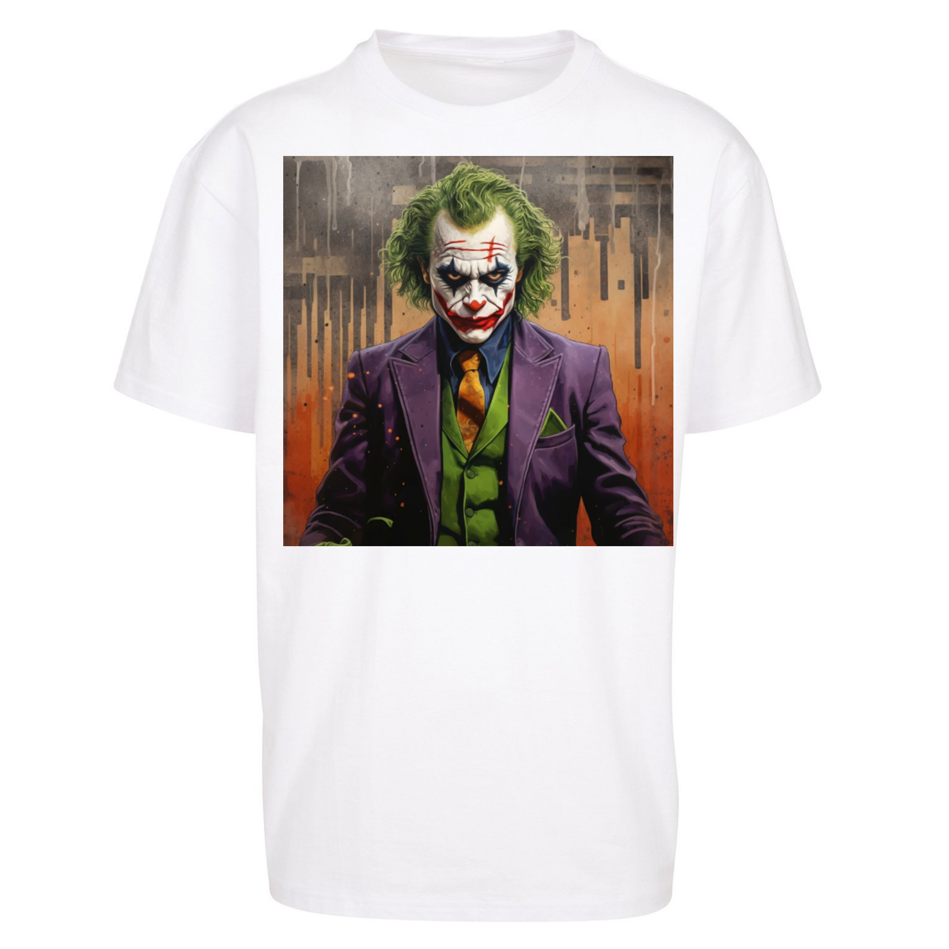 The Joker Painting Oversized T Shirts