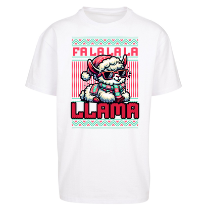 FA LA LA LA LLAMA Oversized T Shirts