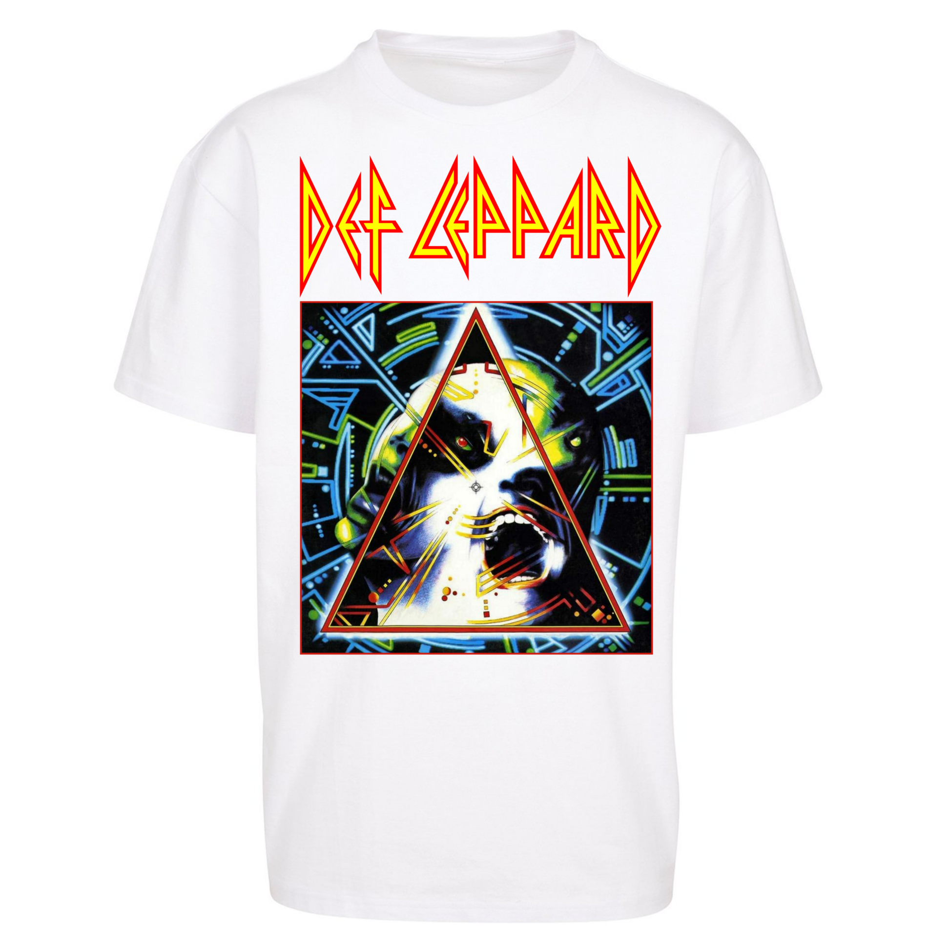 Def Leppard Oversized T Shirts