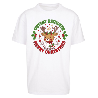 Cutest Reindeer Oversized T Shirts