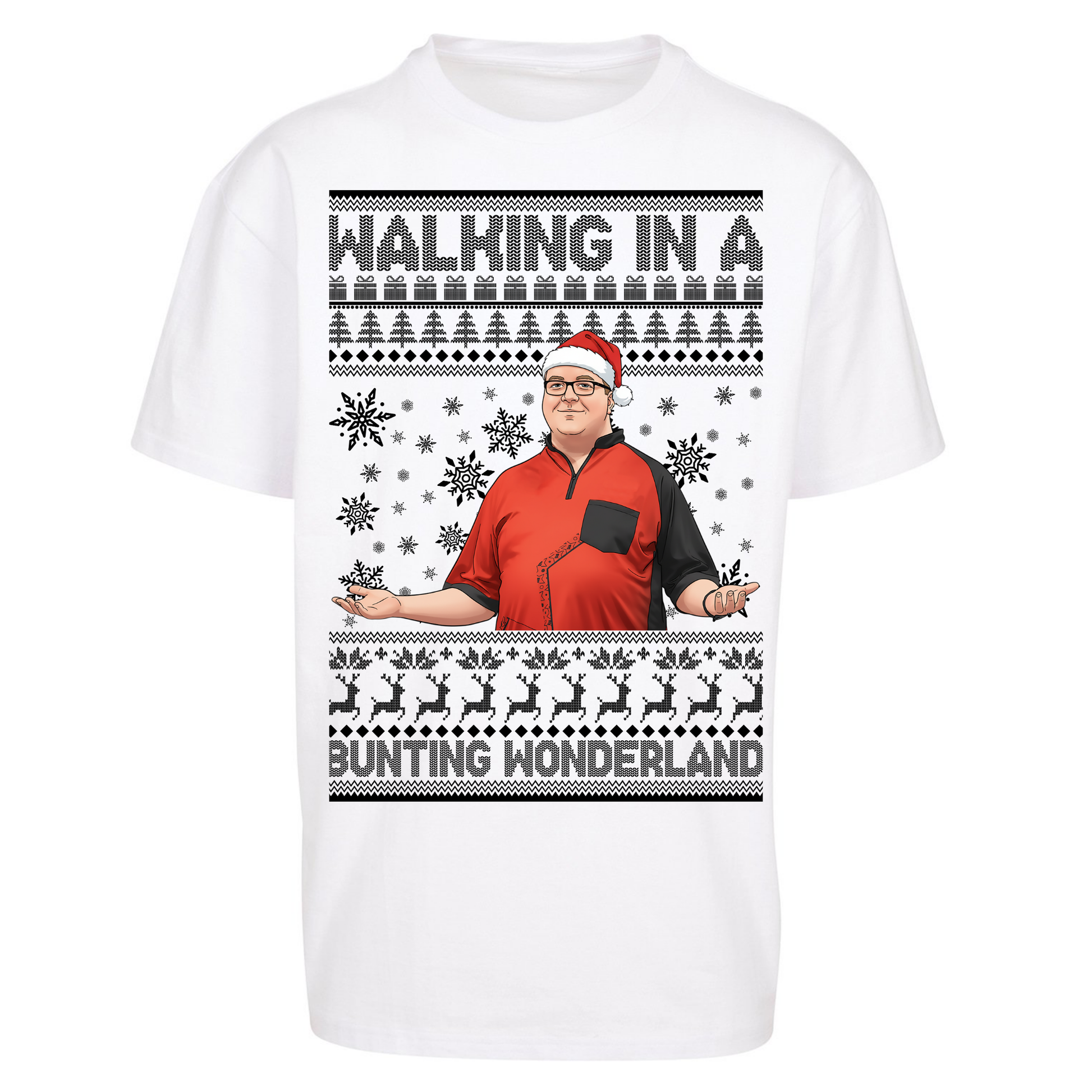Bunting Wonderland Oversized T Shirt