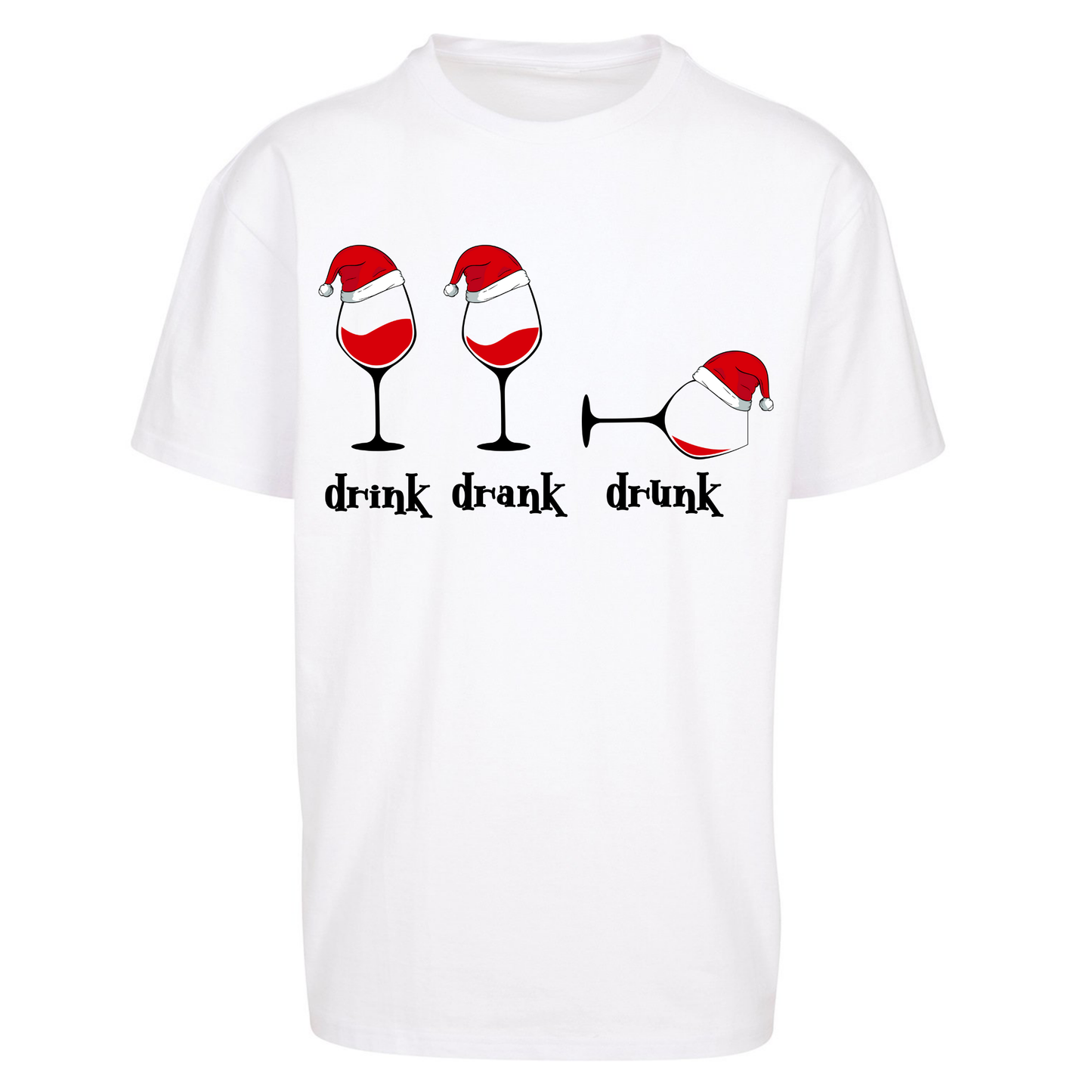 Drink Drank Drunk Oversized T Shirt