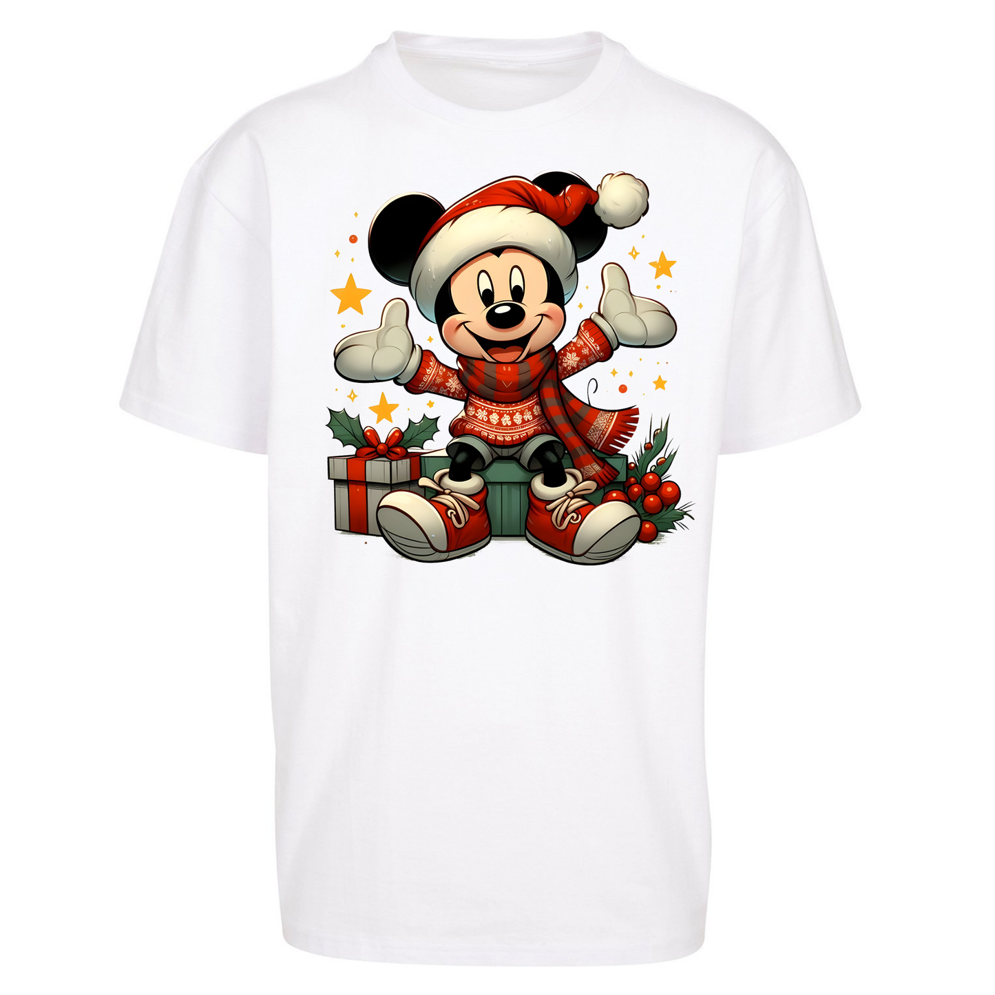 Micky Mouse Christmas Oversized T Shirts