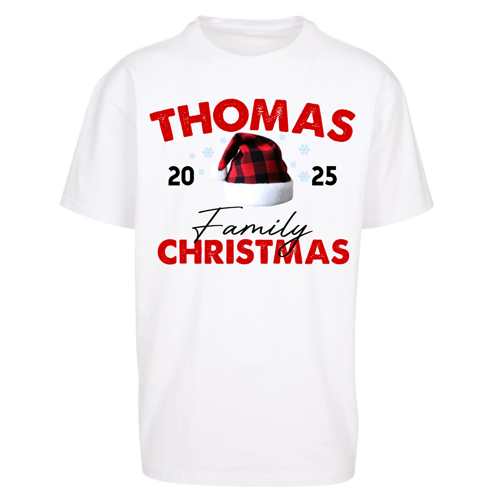 Thomas Family Christmas Oversized T Shirts