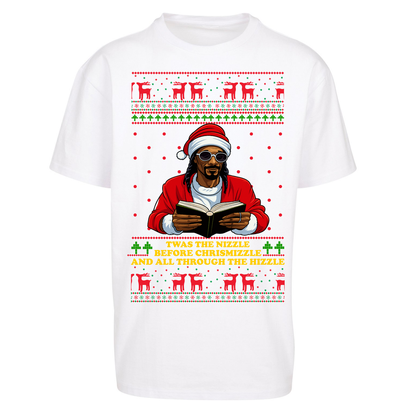 Snoop Dogg Nizzle Christmas Oversized T Shirt