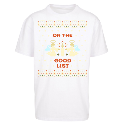 On The Good List Christmas Oversized T Shirts