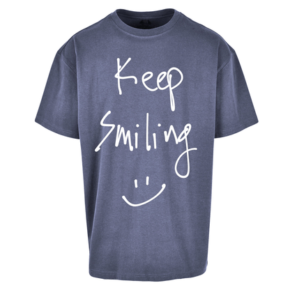 Keep Smiling Oversized T Shirts