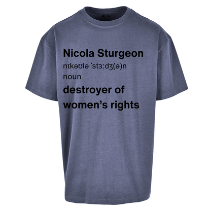 JK Rowling Nicola Sturgeon T Shirt Oversized T Shirts