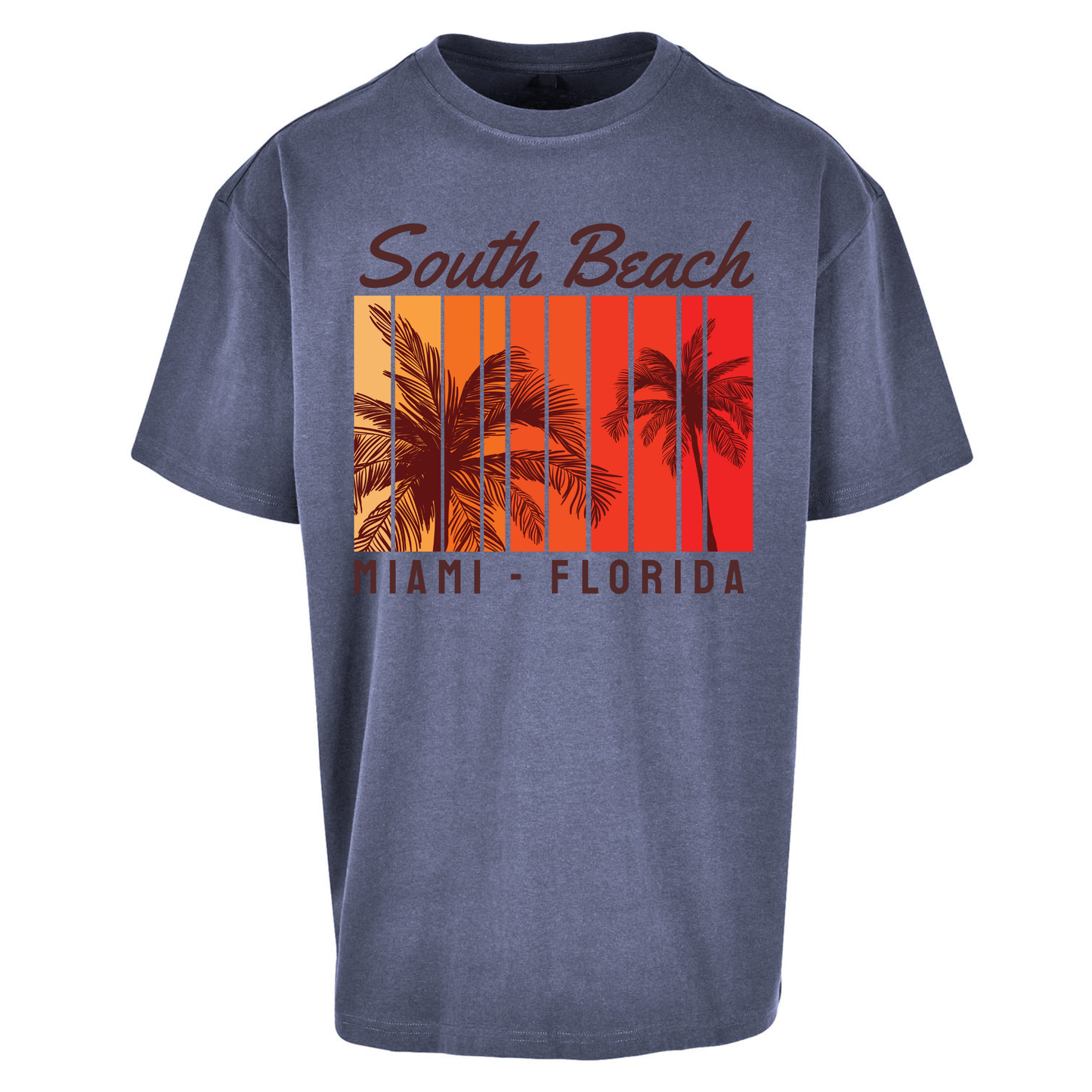 South Beach Miami Florida Oversized T Shirts