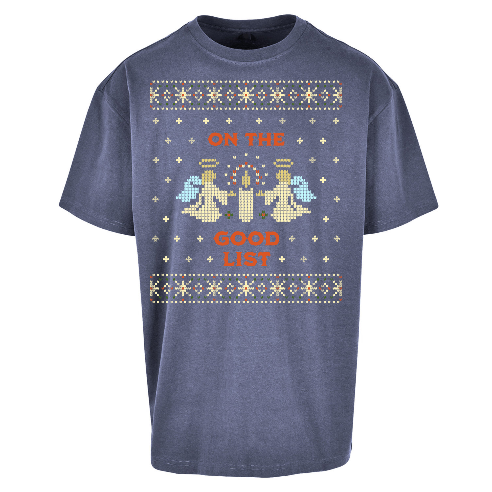 On The Good List Christmas Oversized T Shirts