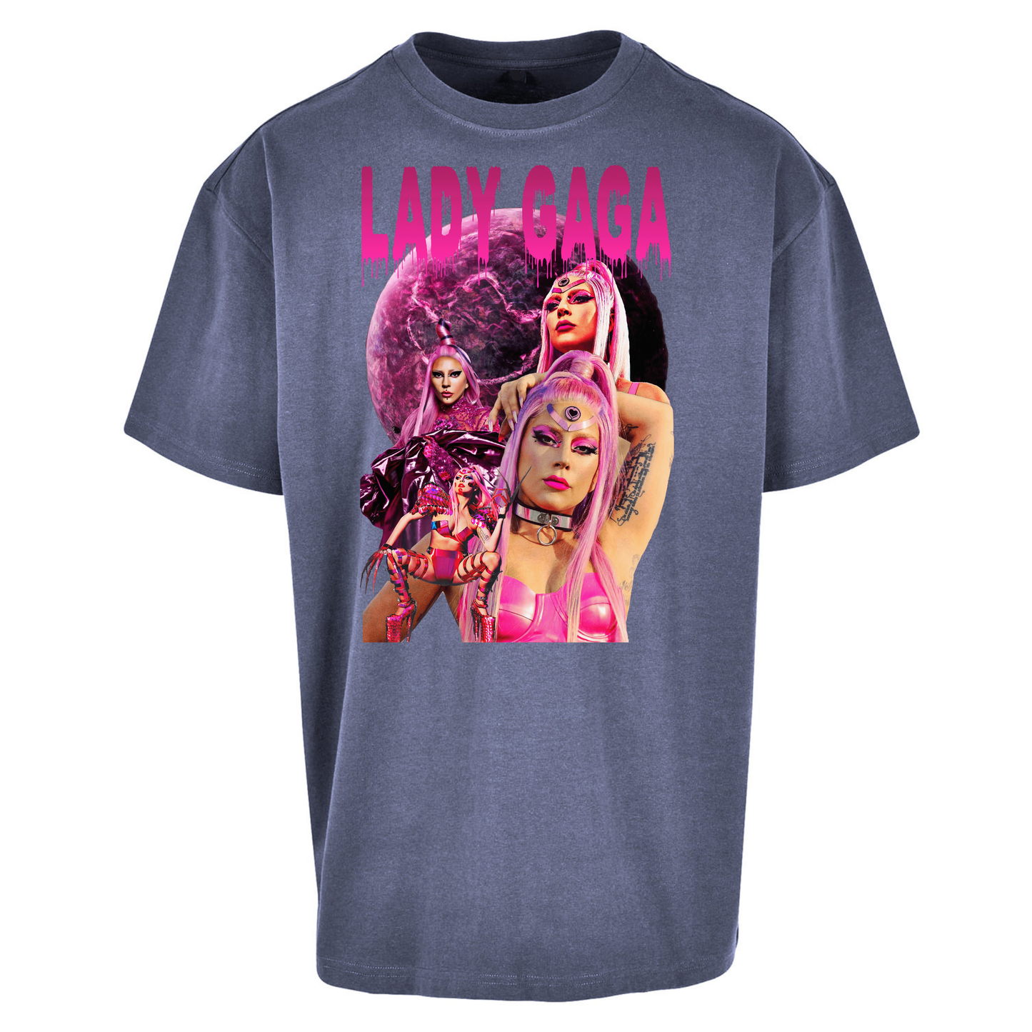 Lady GaGa Pink Oversized T Shirts