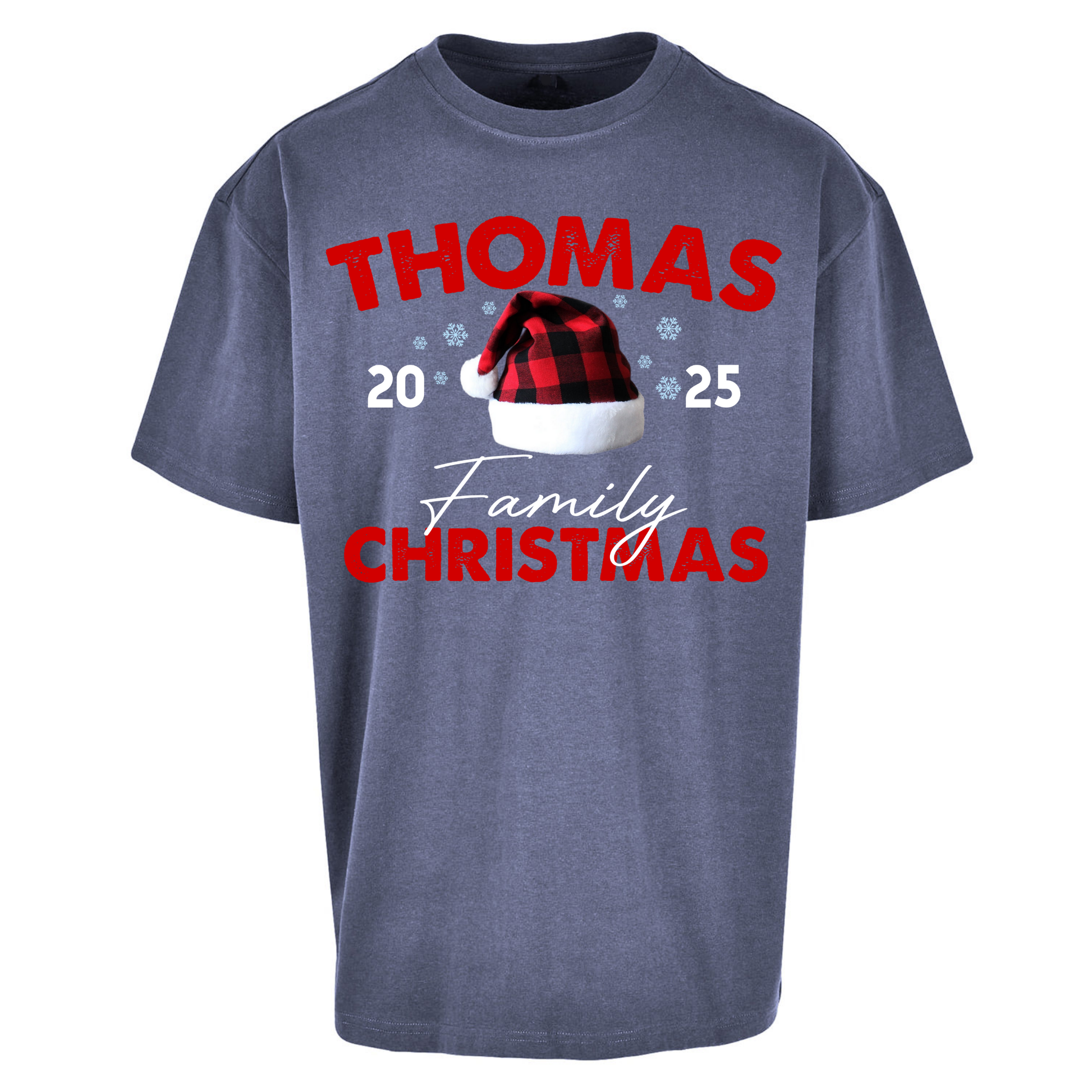 Thomas Family Christmas Oversized T Shirts