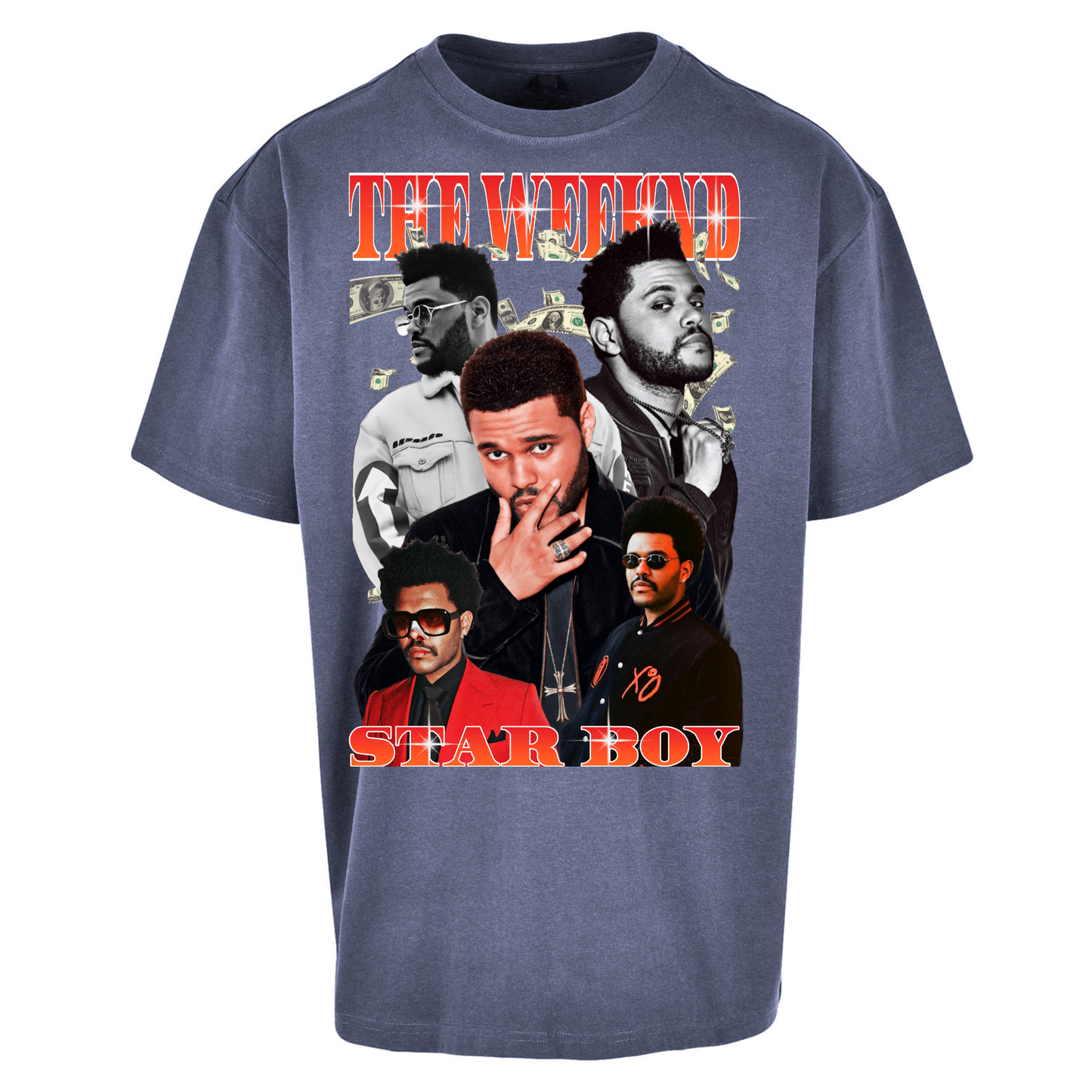 The Weekend Star Boy Oversized T Shirts