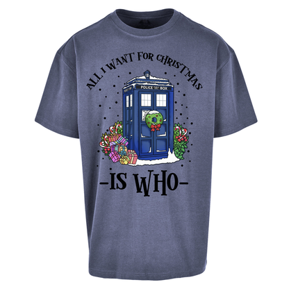 Dr Who Christmas Oversized T Shirts