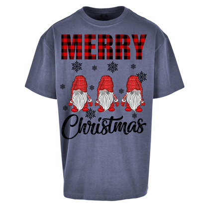 Merry Knomes Christmas Oversized T Shirt