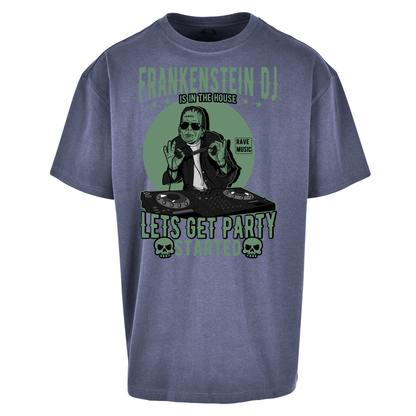 Frankenstein DJ Oversized T Shirts