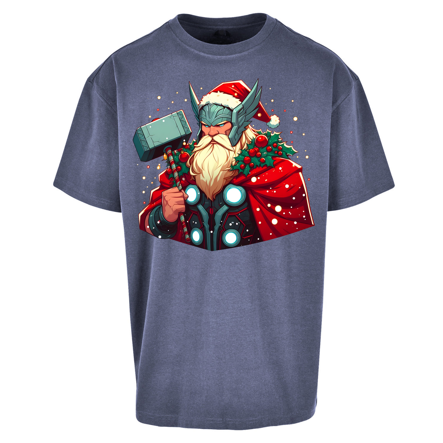 Viking Thor Santa Oversized T Shirts