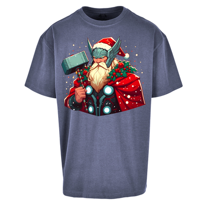 Viking Thor Santa Oversized T Shirts