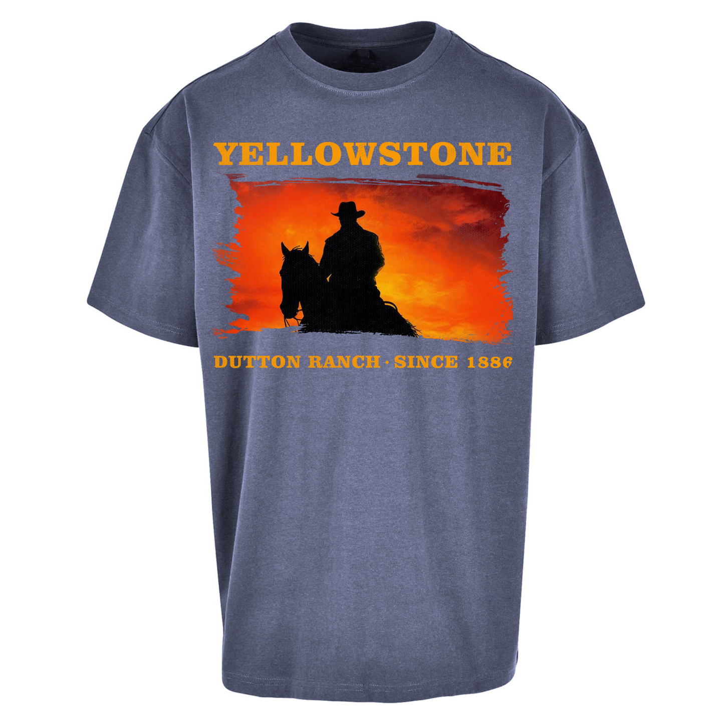 Yellowstone Dutton Ranch Since 1886 Oversized T Shirts