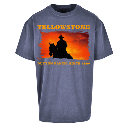 Yellowstone Dutton Ranch Since 1886 Oversized T Shirts