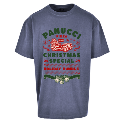 Panucci Pizza Christmas Special Christmas Oversized T Shirts