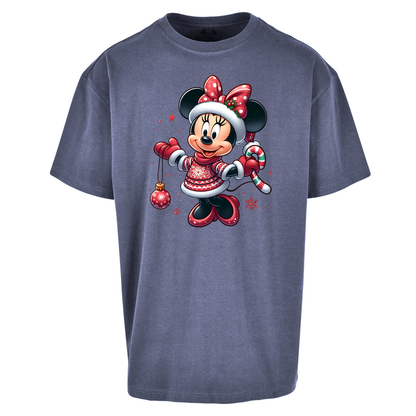 Mini Mouse Christmas Oversized T Shirts