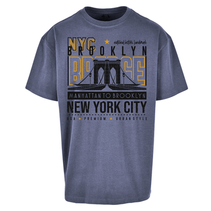 NYC Brooklyn Bridge Oversized T Shirts