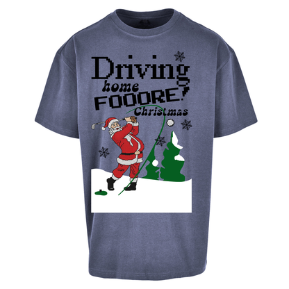 Christmas Golf Oversized T Shirt