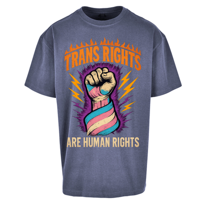 Trans Rights Are Human Rights Oversized T Shirts
