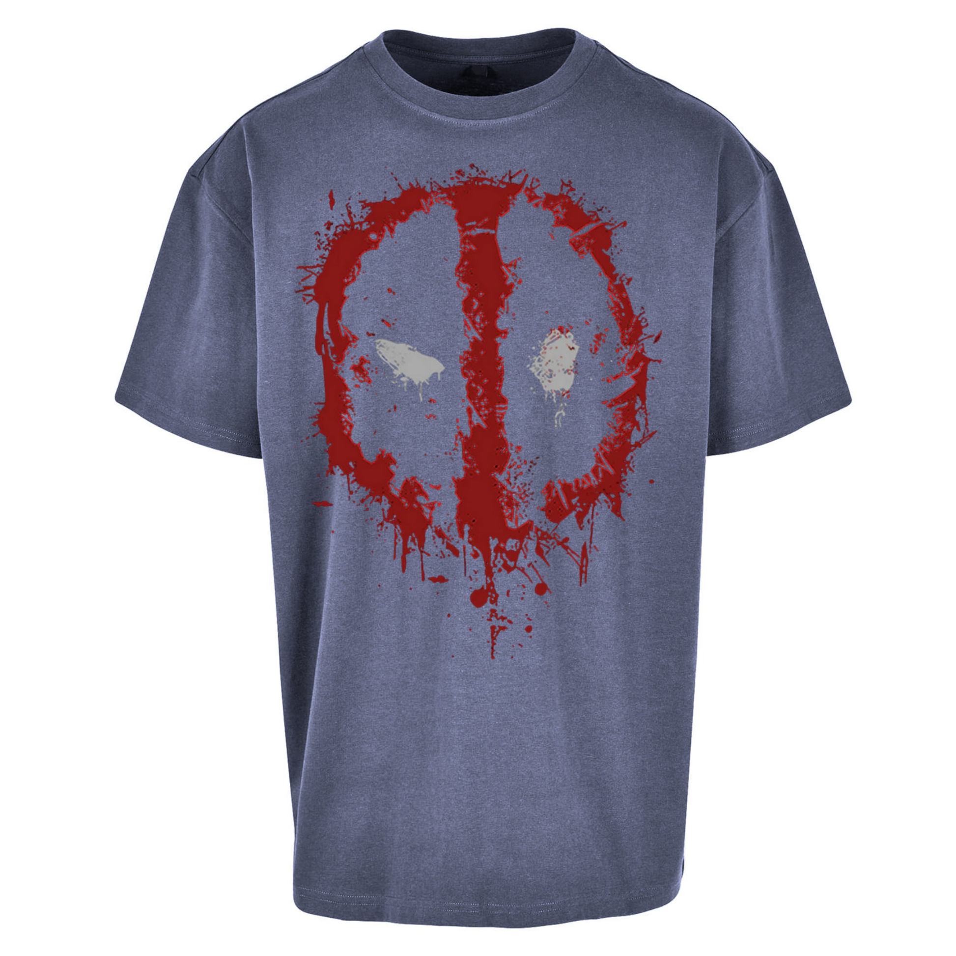 Marvel Deadpool Splatter Icon Oversized T Shirts