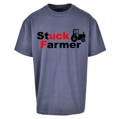Stuck Farmer Oversized T Shirt