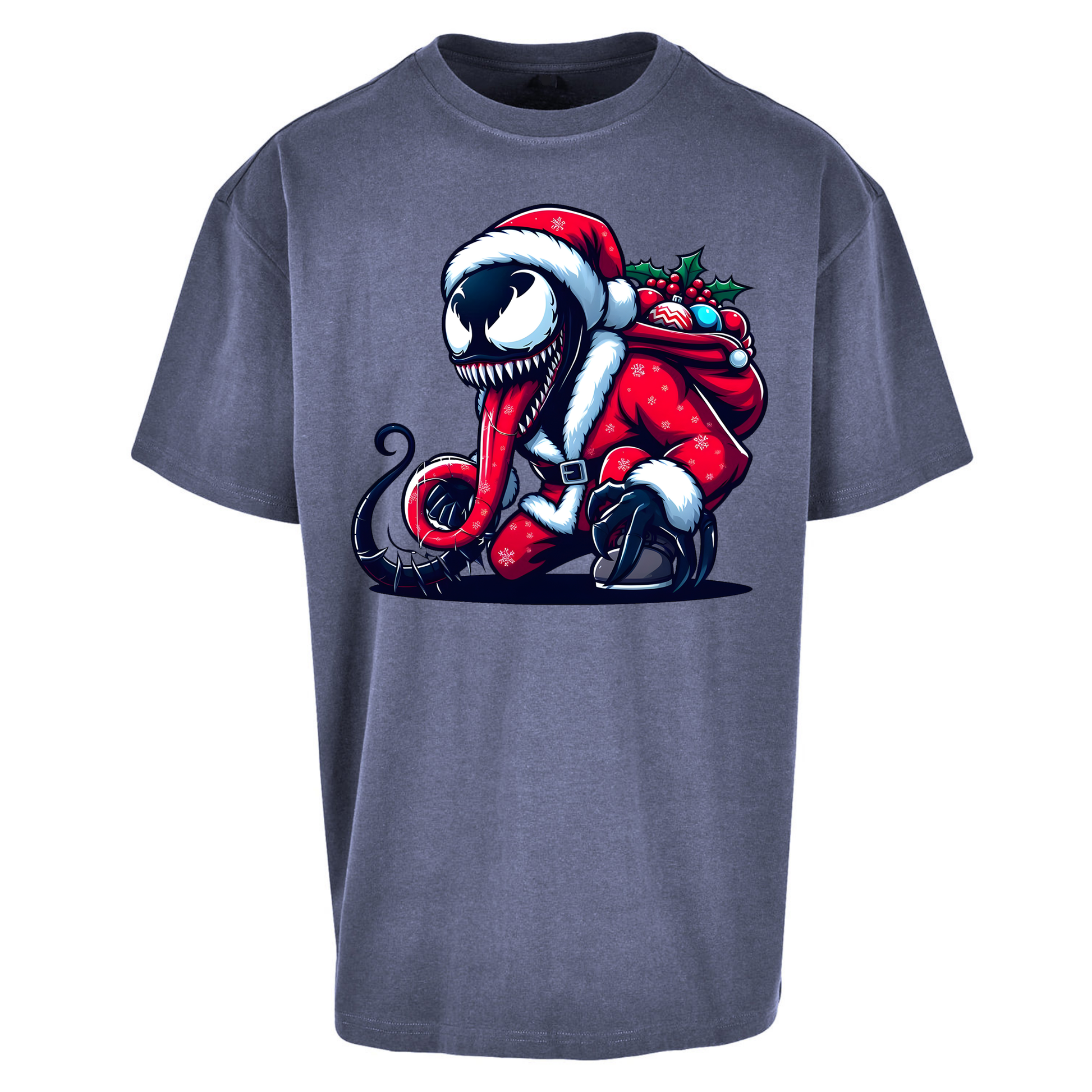 Venom Santa Oversized T Shirts